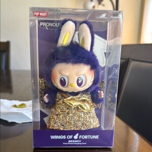 Pop Mart Wings of Fortune Doll - Purple and Gold
